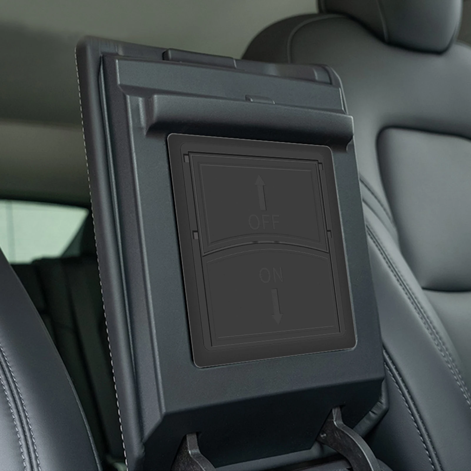 За TeslaModel 3 Y 2016-2022 Кутия За Съхранение на Автомобили Централен Подлакътник ABS Невидим Кутия За Съхранение Органайзер Модел 3 2022 Автомобилни Аксесоари Изображение 3