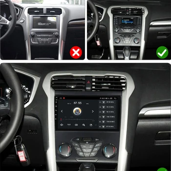 6 + 128 GB Android авточасти За Ford Mondeo 2014-2019 Автомобилен Мултимедиен Плейър GPS Навигация Автомобилното РАДИО Видео Carplay WIFI 4G 1