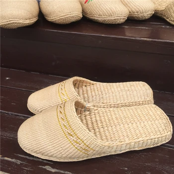 Бутиков сламени сандали ръчно изработени сламени сандали, чехли слама, сандали