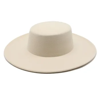 Шапка-бомбе, Дамска шапка шапка за мъже филц шапки мода 2022 филц шапки фетровая панама параклис плаж елегантна сватбена шапка с участието на чародея 2