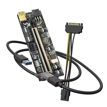 Метална Преобразовательная плоча, Температурен дисплей Такса за разширяване на видеокартата PCIEX1 - X16 2