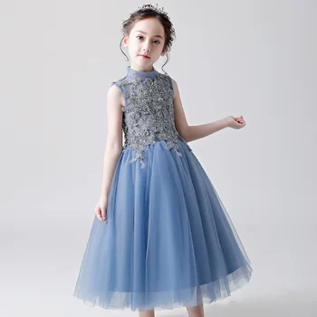 Ден за защита на децата, костюми за момичета guzheng, 2021, ново сватбена рокля за момичета с цветя модел, рокля на принцеса, рокля пролетта 2
