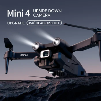 MINI4 Радиоуправляеми безпилотни самолети, 4K HD Professional ESC Помещение Оптична Локализация на Потока от 2,4 G WiFi Предотвратяване на Пречките Квадрокоптер Детски Играчки 2