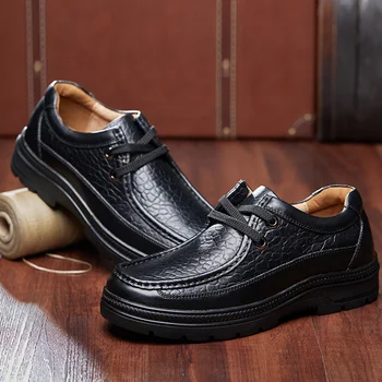Официалните мъжки обувки с Високо качество От естествена кожа, бизнес и Сватбени обувки, Класическа Офис обувки, Марка на Луксозни обувки, Големи Размери от 48 49 2