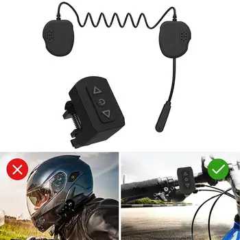 Мотоциклет шлем Bluetooth Слушалки слушалки Свали освободи ръката 2