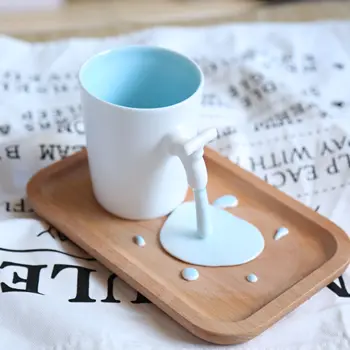 Творческа Керамична Чаша Кафе Чаши, ръчно изработени за подарък на приятел момче 2