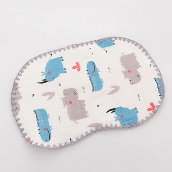 Открийте 10-слойная памучен плоска възглавница за новородени, малка възглавница за новородени, кърпа 25*40 cm 2