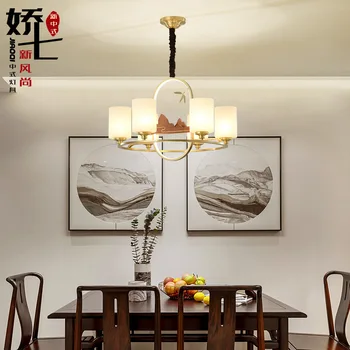 Нова полилей в китайски стил, хол, трапезария, съвременната простота и дзен 2